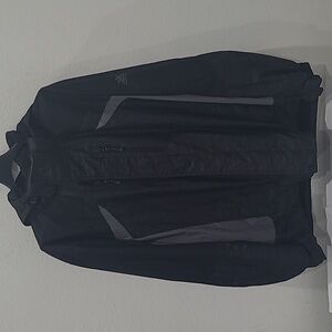 ZeroXposur Jacket Mens XXL Black Grey Full Zip Hooded Polyester Ski Coat